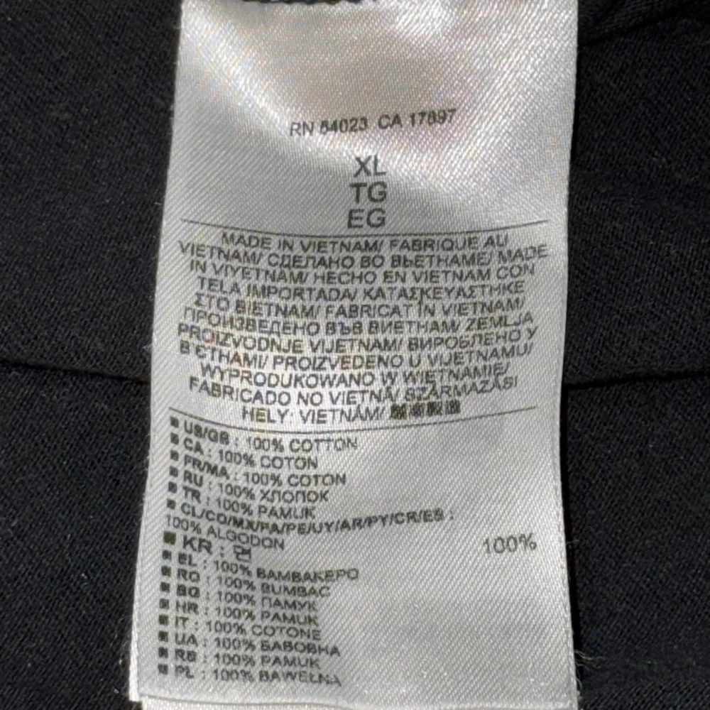 Banana Republic Black Long Sleeve Tee Classic Crew